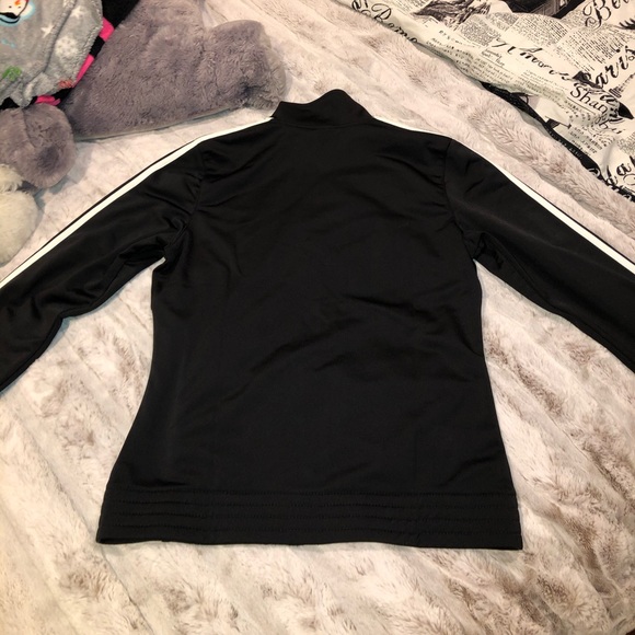 Black ADIDAS Track Zip Up - Picture 2 of 3